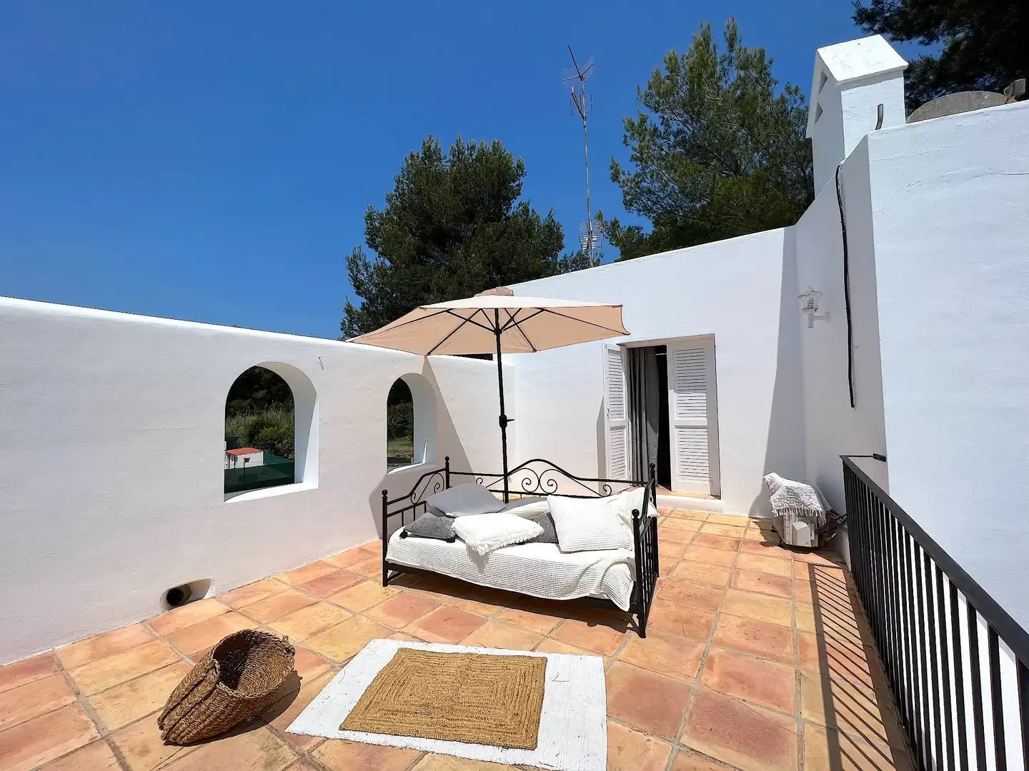 Terrace of Houses for sale in Sant Antoni de Portmany  with Air Conditioner, Heating and Private garden