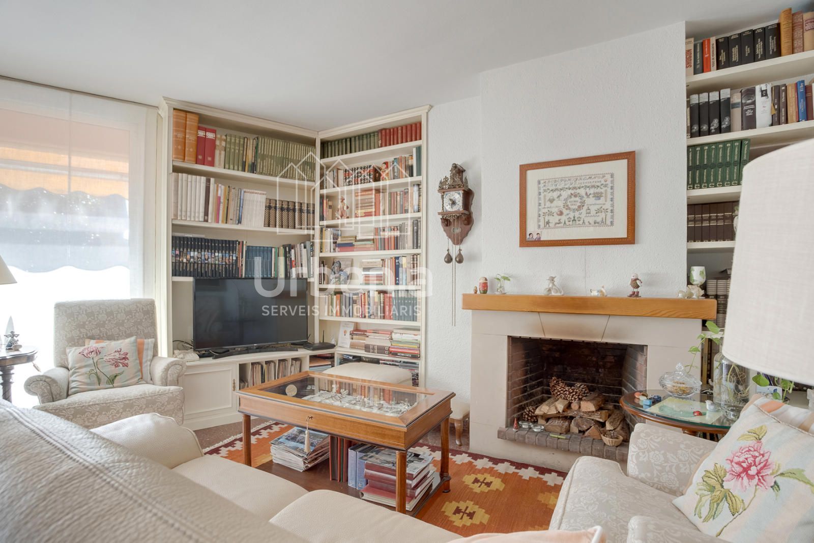 Living room of Flat for sale in Sant Andreu de Llavaneres  with Heating, Terrace and Storage room