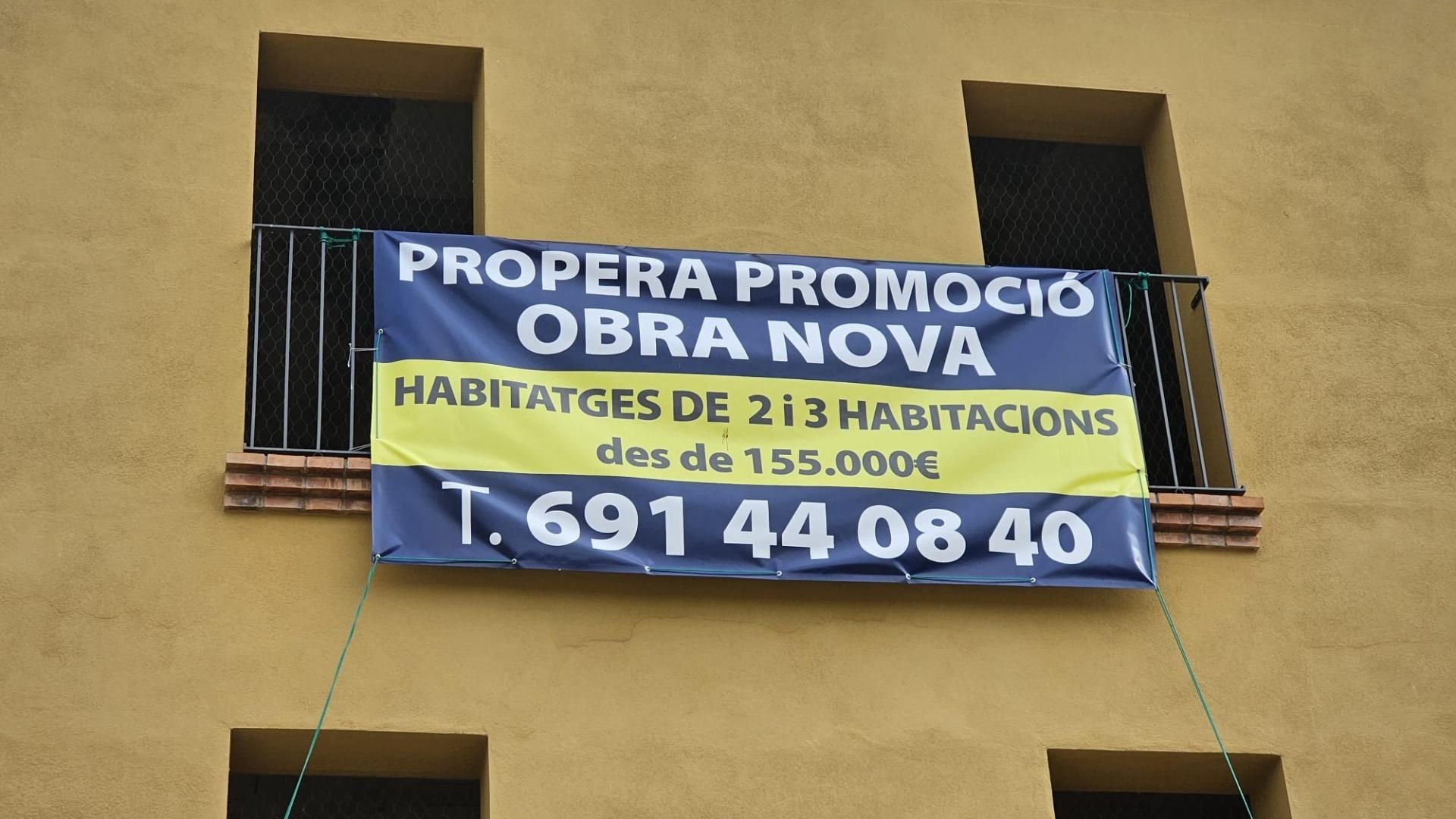 Vista exterior de Pis en venda en Sant Jaume dels Domenys amb Aire condicionat