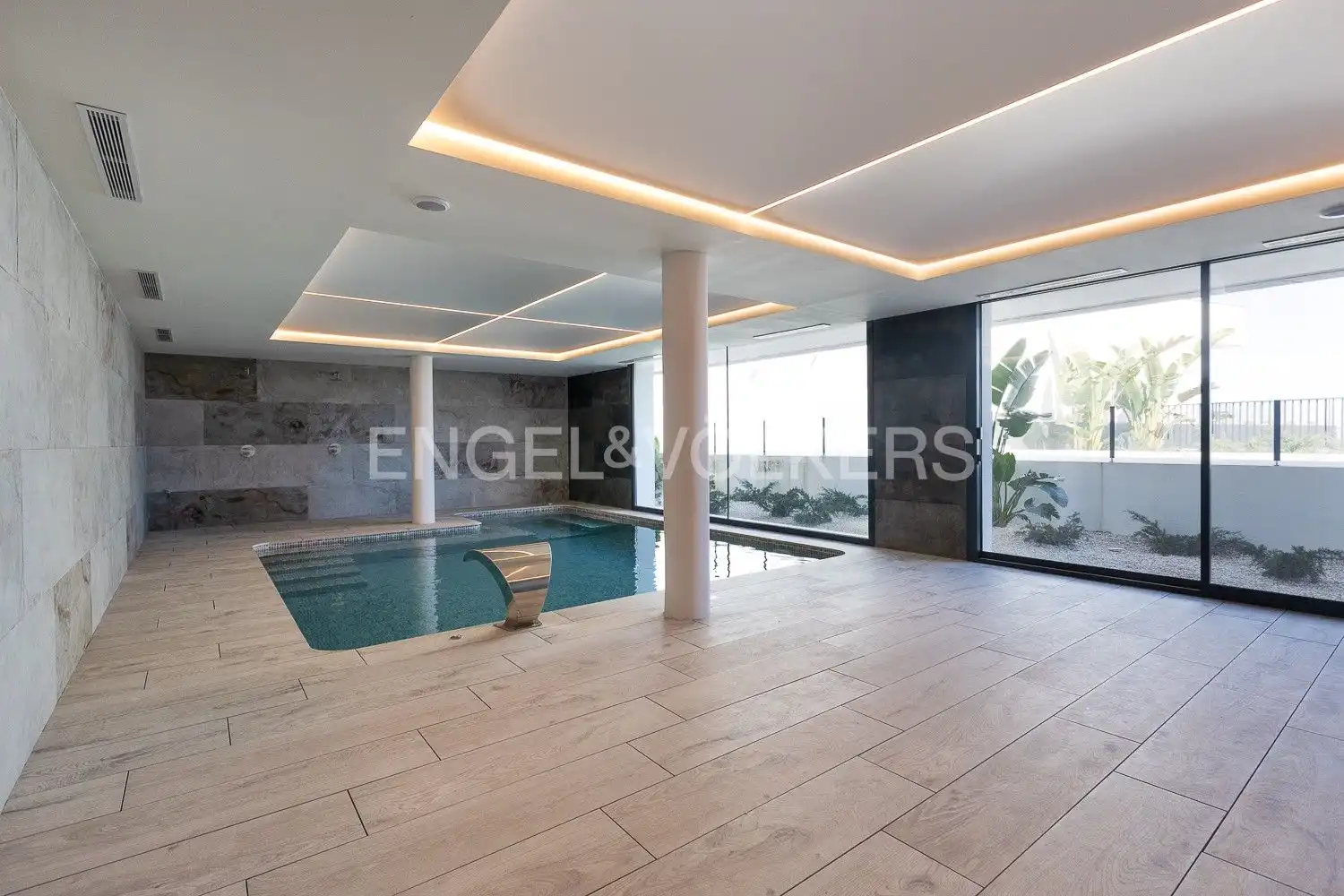 Swimming pool of Flat for sale in Pedreguer  with Air Conditioner, Heating and Private garden