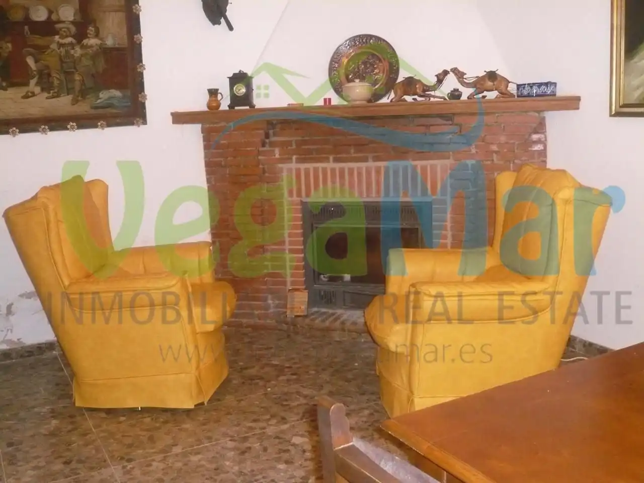 Sala de estar de Finca rústica en venta en Otívar
