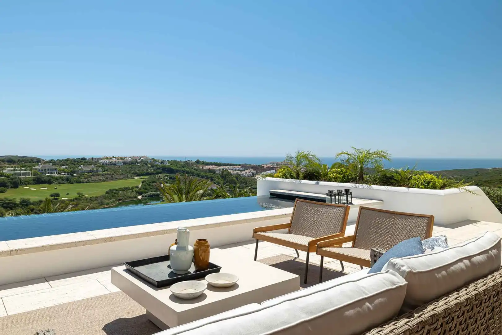 Terraza de Casa o chalet en venta en Casares con Aire acondicionado, Jardín privado y Terraza