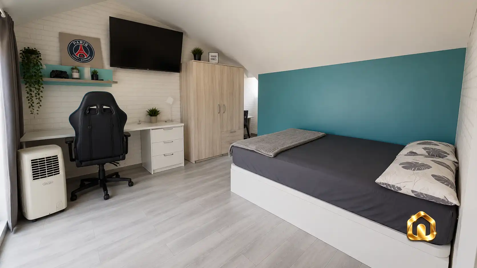 Habitación de Casa o chalet en venta en Sant Fost de Campsentelles con Aire acondicionado, Jardín privado y Terraza