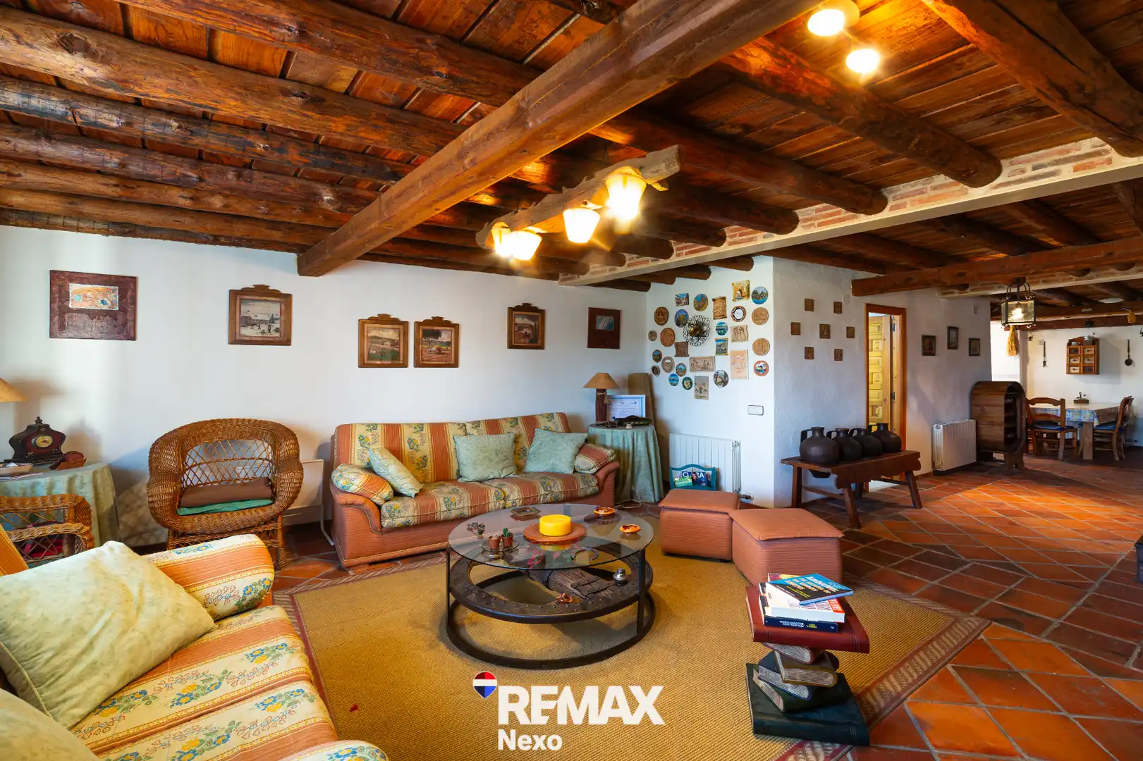 Sala de estar de Casa adosada en venta en Torreiglesias con Aire acondicionado, Calefacción y Amueblado