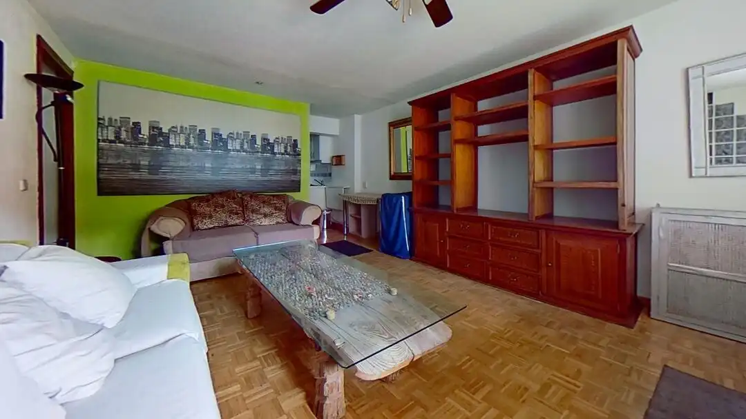 Living room of Flat for rent in Madrid  with Heating, Private garden and Swimming Pool