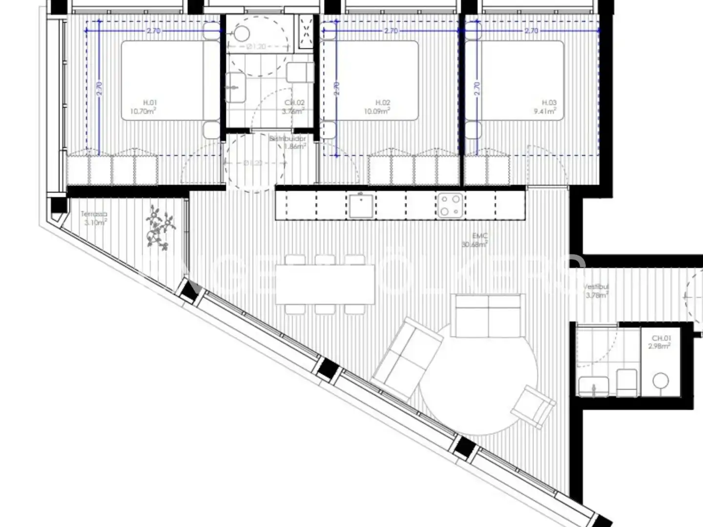 New build Flat with lift for sale in Encamp pueblo, imagen 11