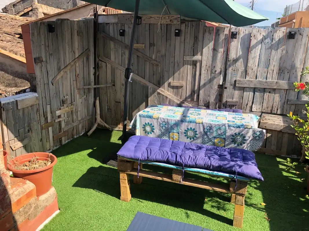 Garden of Houses for sale in Bellreguard  with Air Conditioner and Furnished