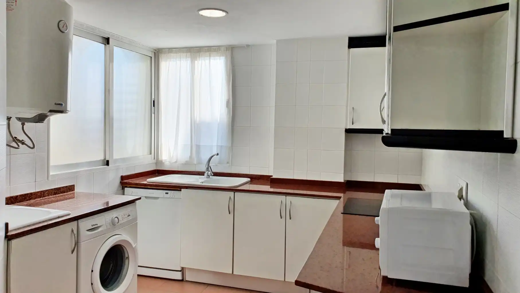 Küche von Wohnungen zur Miete in Gandia mit Terrasse, Möbliert und Ofen