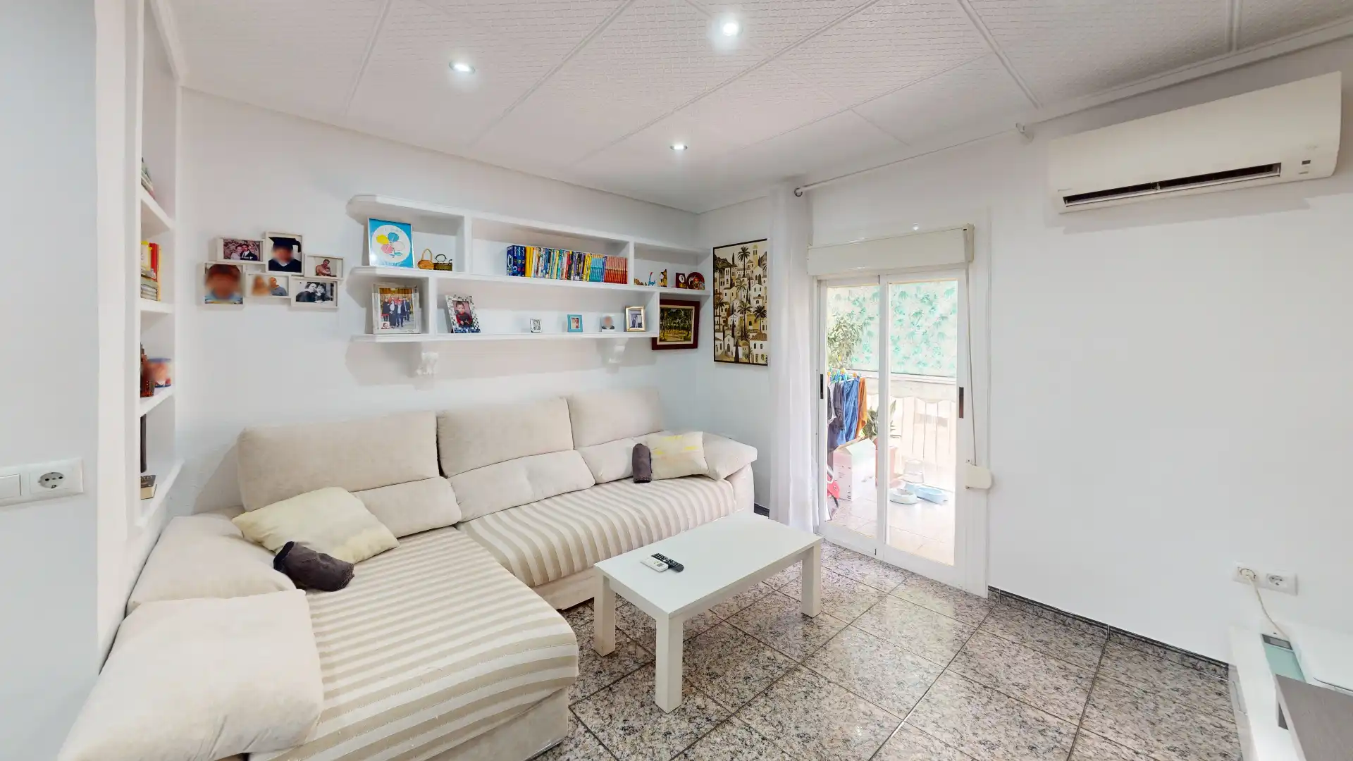 Sala de estar de Piso en venta en Elche / Elx con Aire acondicionado, Amueblado y Horno