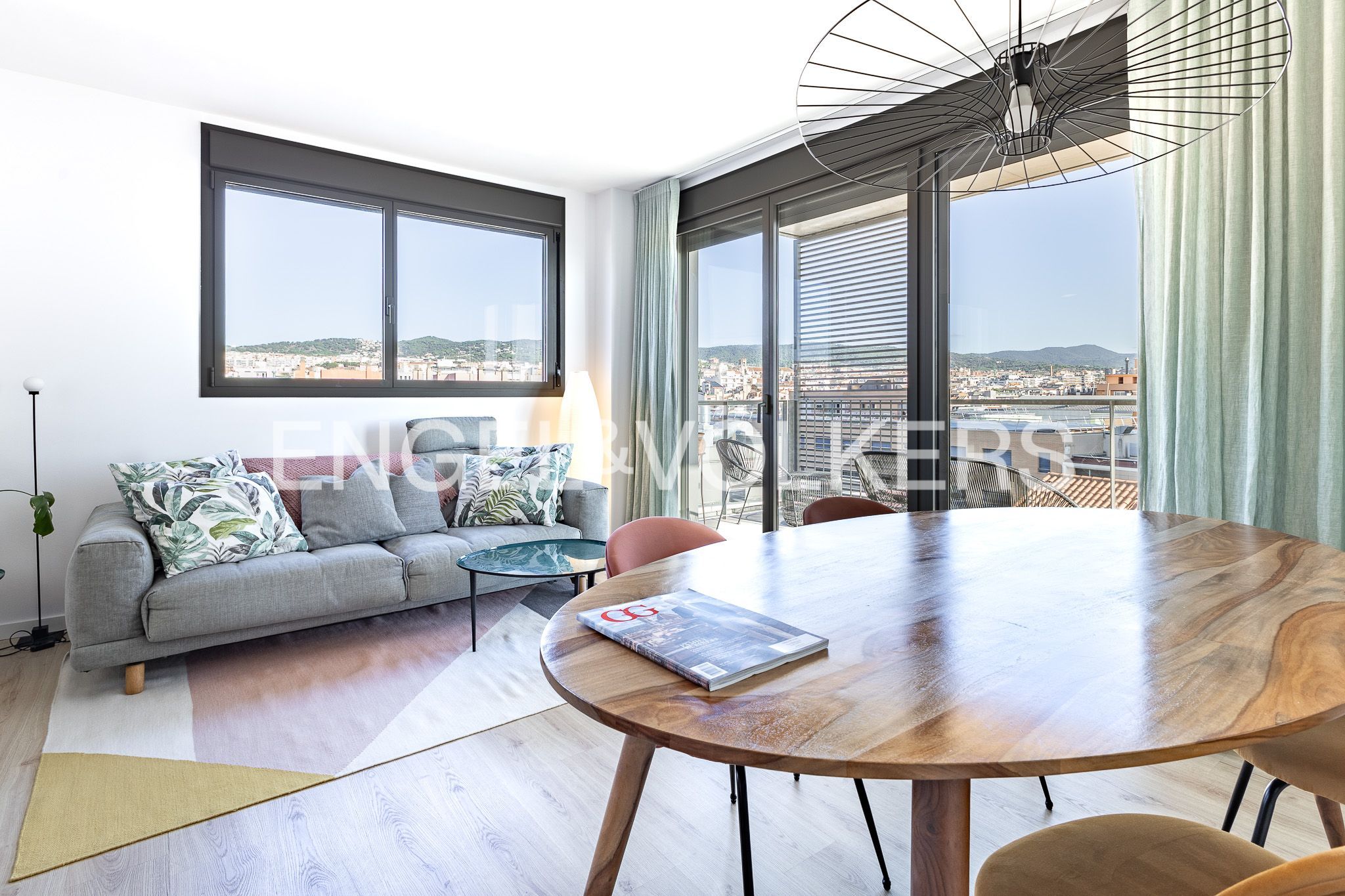 Sala d'estar de Apartament en venda en Mataró amb Aire condicionat, Calefacció i Parquet