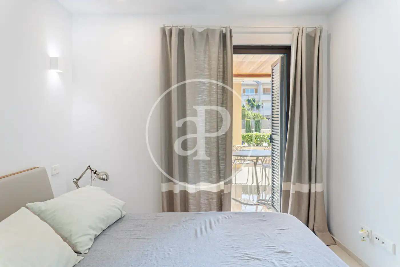 Schlafzimmer von Wohnung zur Miete in Pollença mit Klimaanlage, Heizung und Terrasse