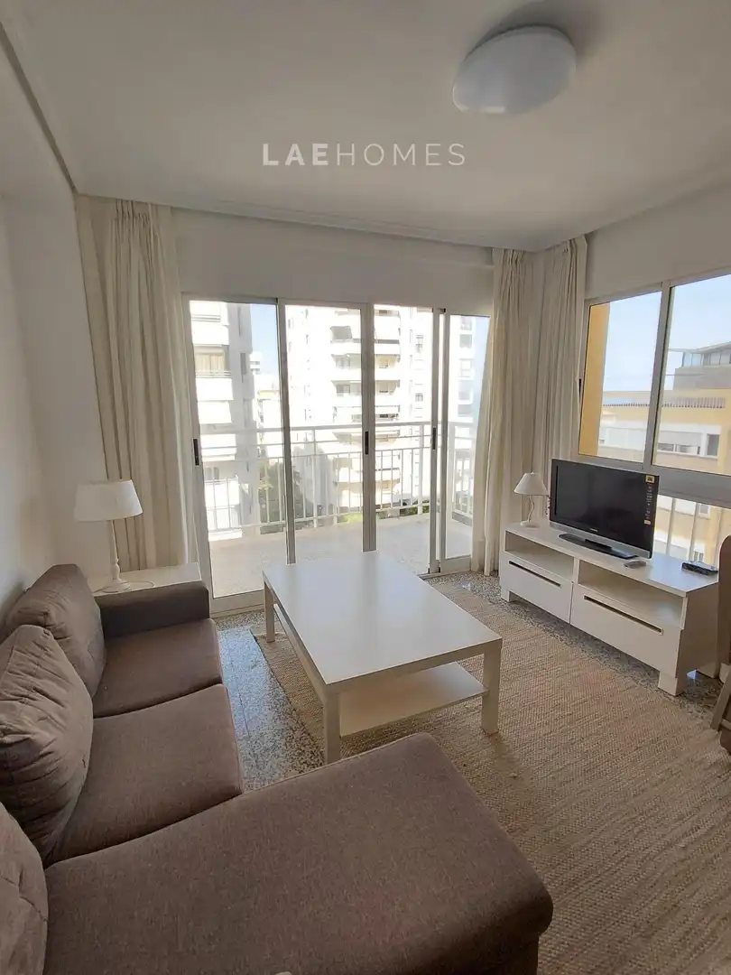 Living room of Apartments for rent in Benicasim / Benicàssim  with Terrace, Furnished and Community pool