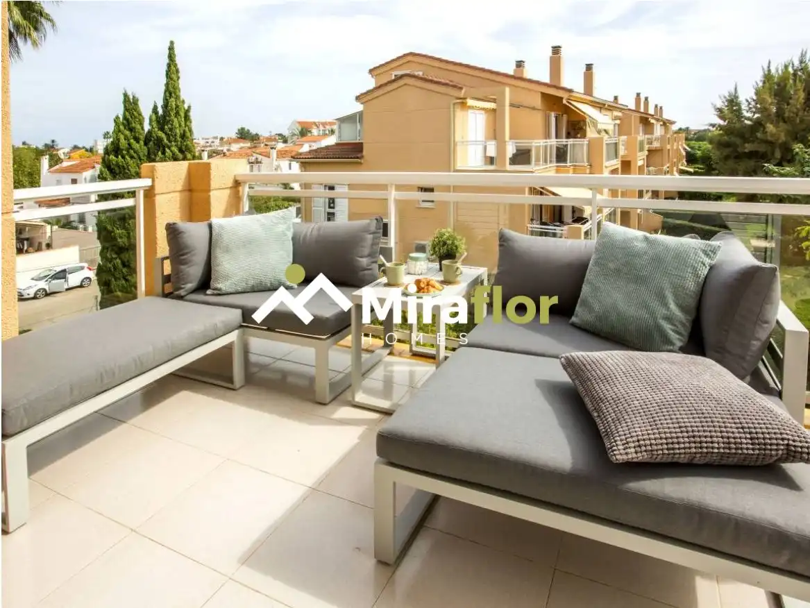 Terraza de Apartamento en venta en Dénia con Aire acondicionado, Terraza y Amueblado