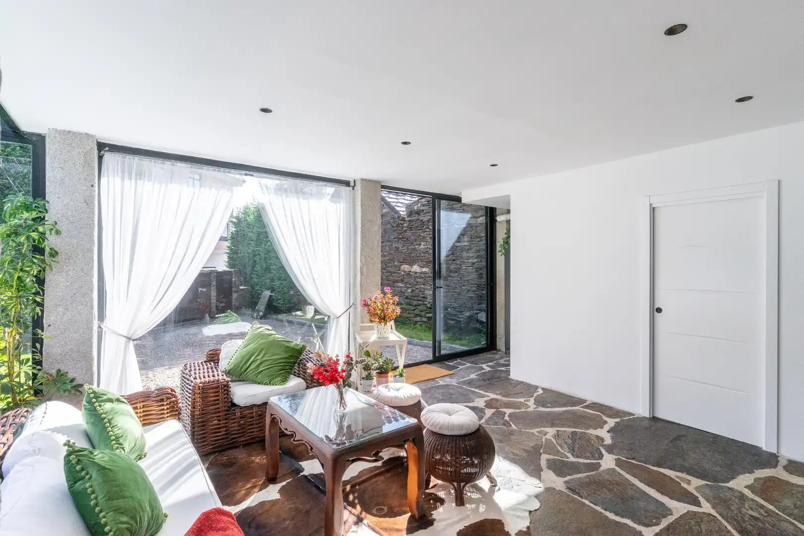 Jardín de Casa o chalet en venta en Lugo con Calefacción, Jardín privado y Jacuzzi