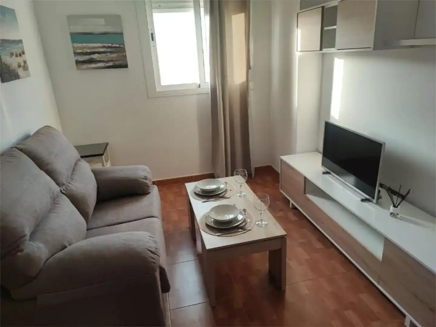 Living room of Flat for rent in  Melilla Capital  with Air Conditioner