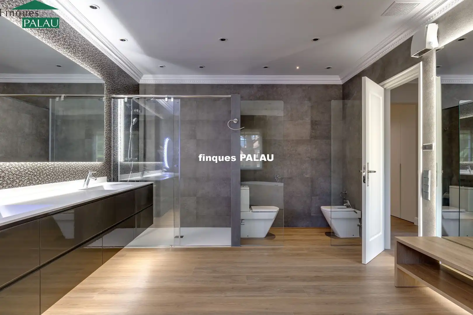 Baño de Casa o chalet de alquiler en Sant Just Desvern con Aire acondicionado, Jardín privado y Terraza