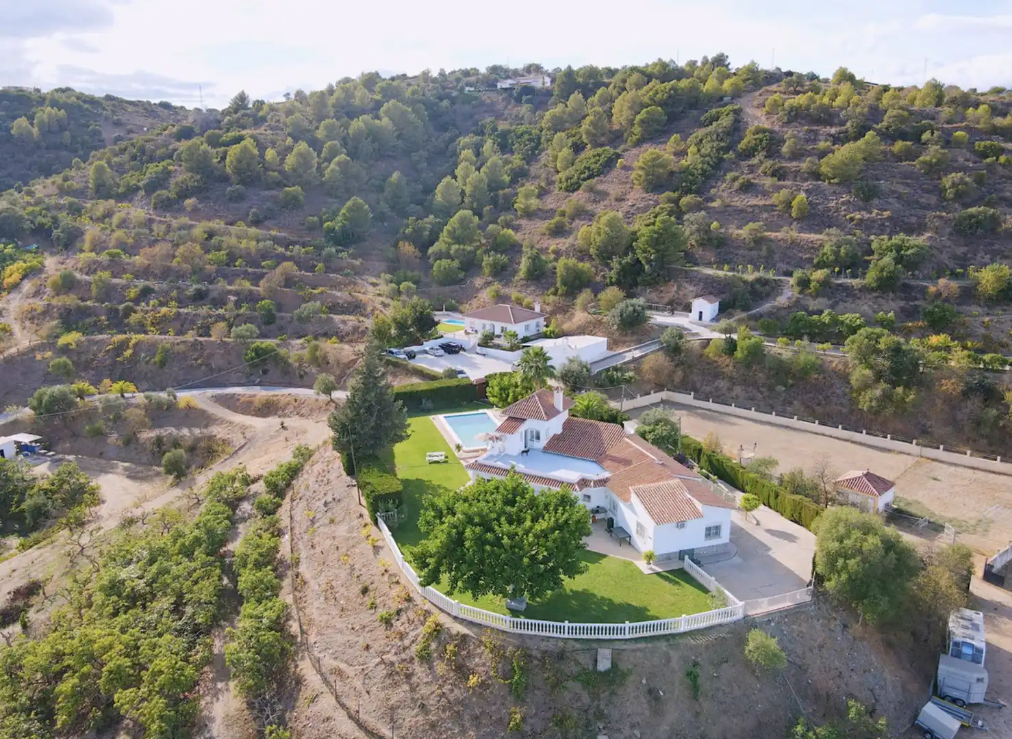 Exterior view of Houses for sale in Coín  with Air Conditioner, Heating and Private garden