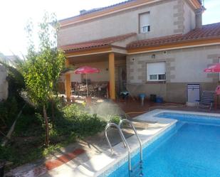 Swimming pool of House or chalet for sale in Aldea del Cano  with Air Conditioner, Terrace and Swimming Pool