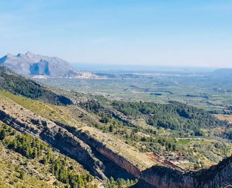 Exterior view of Houses for sale in La Vall de Laguar  with Air Conditioner, Heating and Private garden