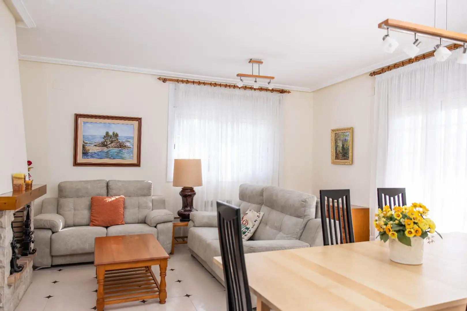 Living room of Houses for sale in Calafell  with Heating, Private garden and Terrace