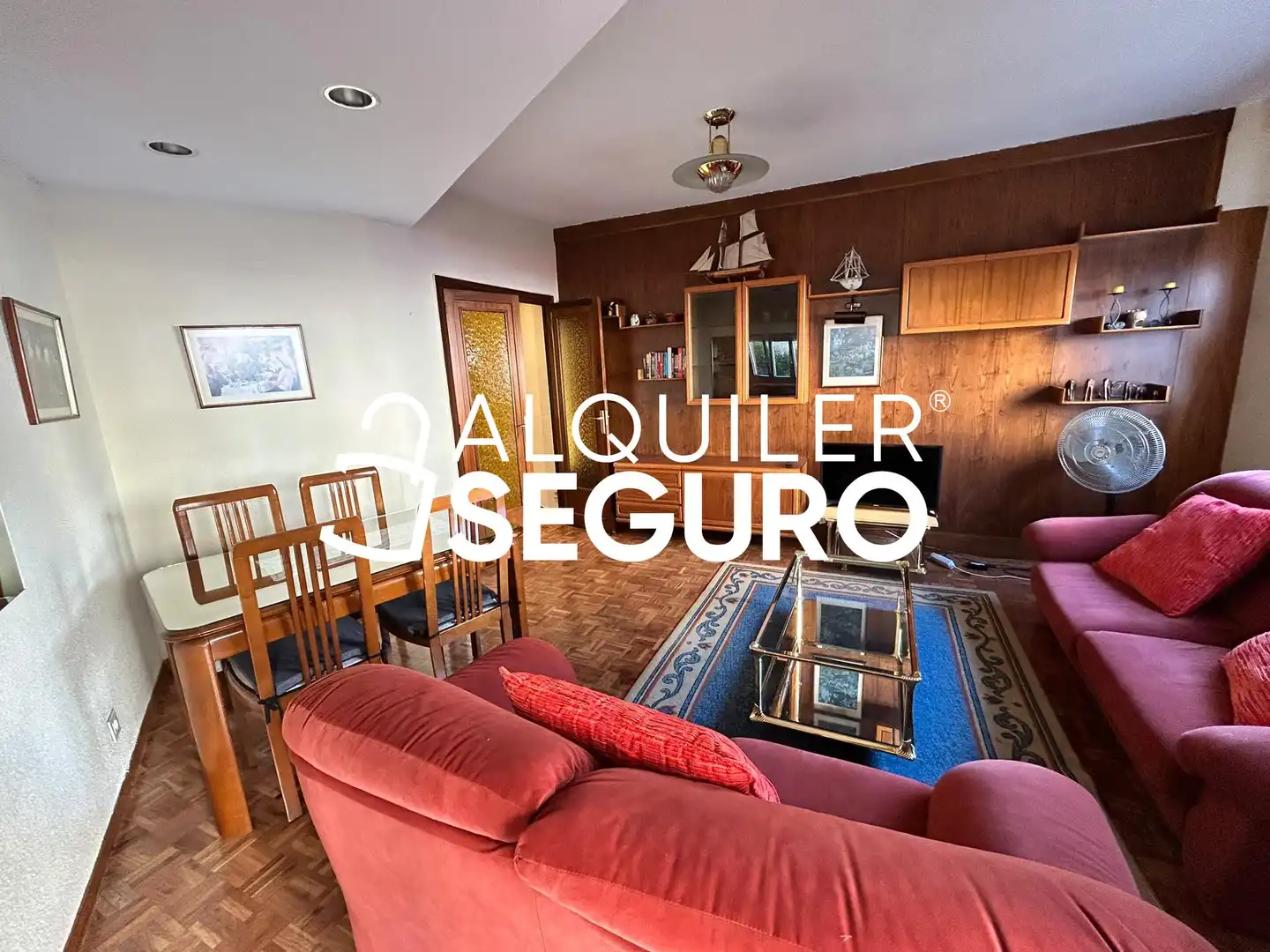 Sala de estar de Piso de alquiler en Madrid con Aire acondicionado, Calefacción y Amueblado