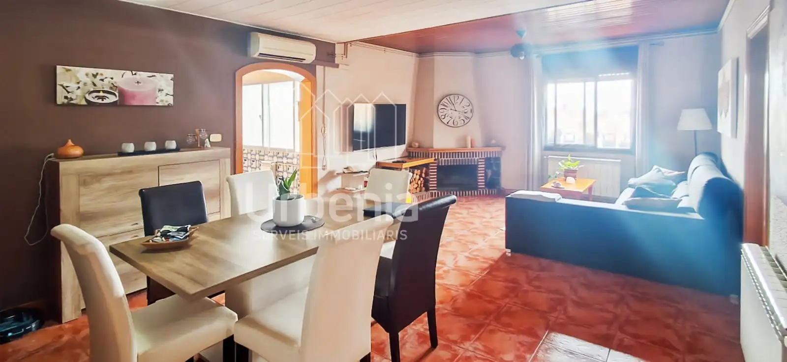 Wohnzimmer von Wohnung zum Verkauf in Mataró mit Klimaanlage, Heizung und Terrasse