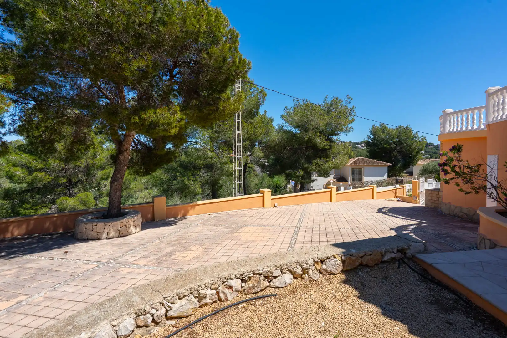 Vista exterior de Casa o chalet en venta en Jávea / Xàbia con Aire acondicionado, Terraza y Piscina