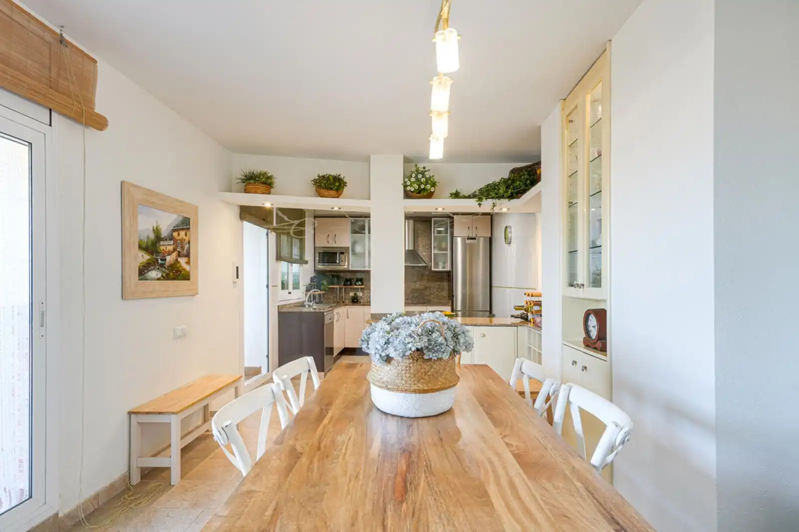 Dining room of Attic for sale in Sant Feliu de Llobregat  with Air Conditioner, Heating and Terrace