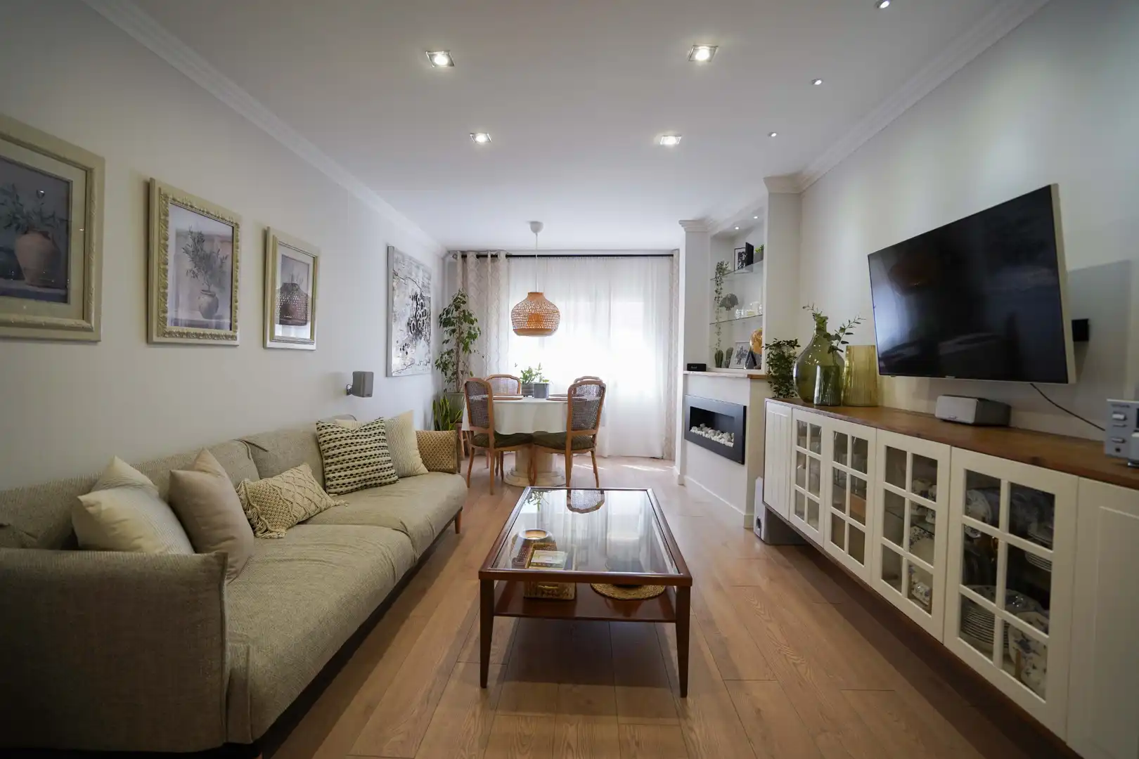 Living room of Flat for sale in Vila-seca  with Air Conditioner, Heating and Parquet flooring