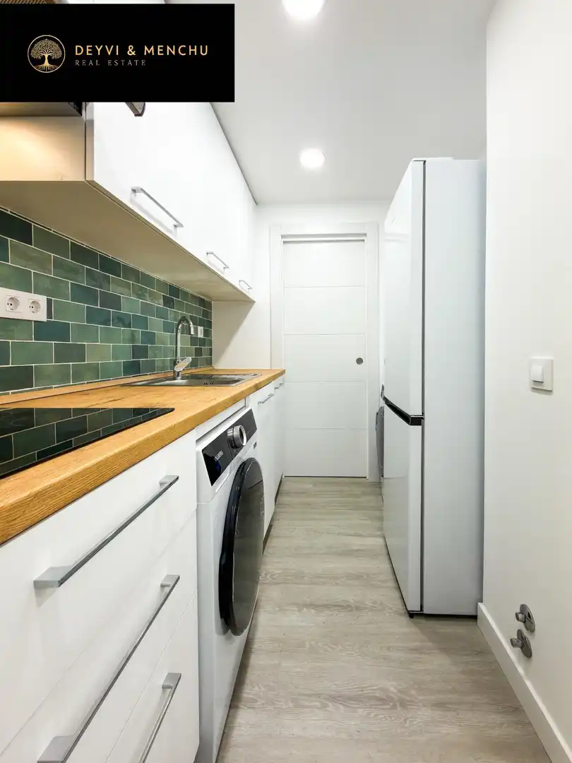 Küche von Wohnung zur untervermieten in Madrid mit Klimaanlage, Heizung und Möbliert