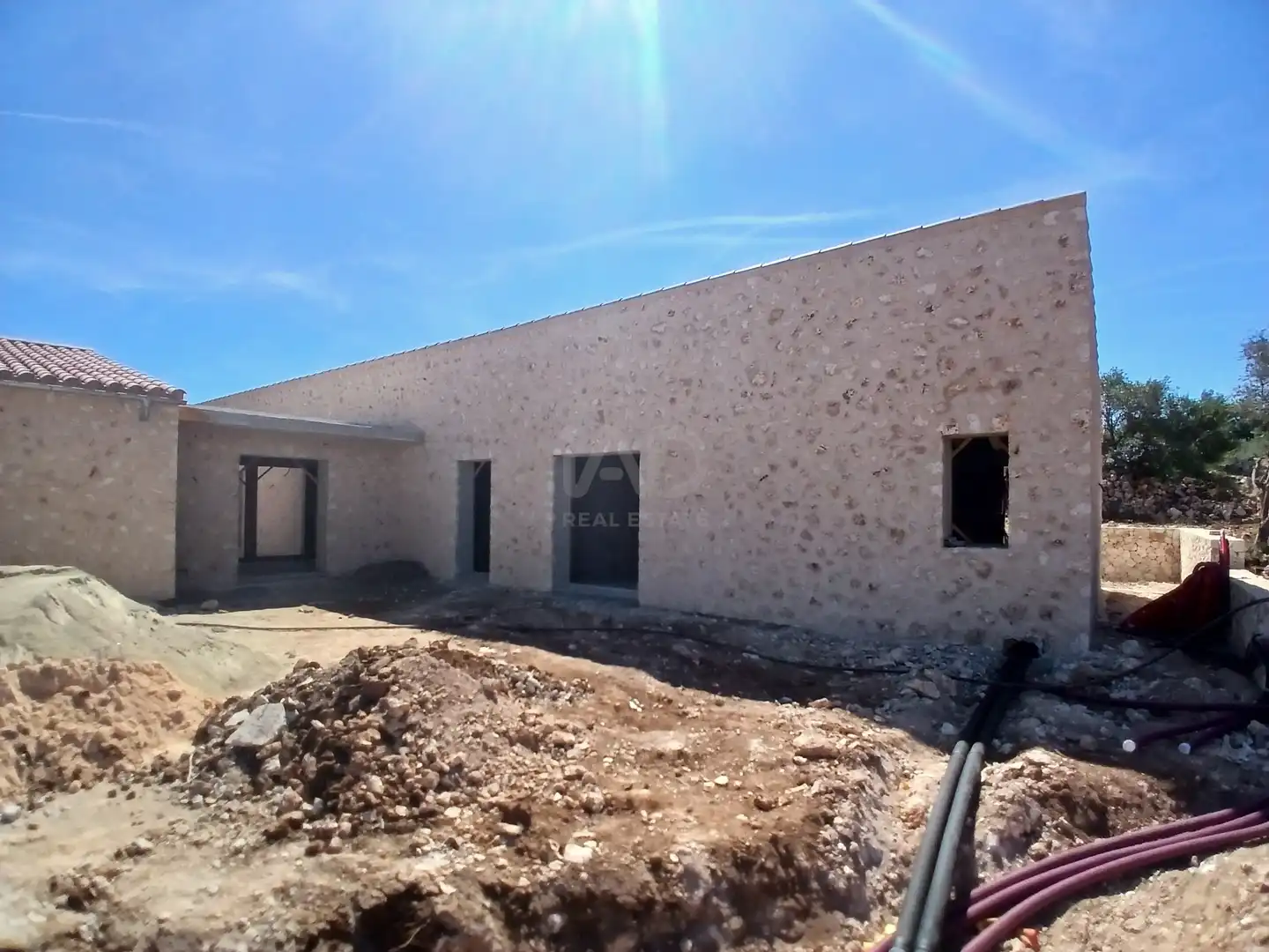 Vista exterior de Finca rústica en venda en Manacor amb Aire condicionat, Terrassa i Piscina