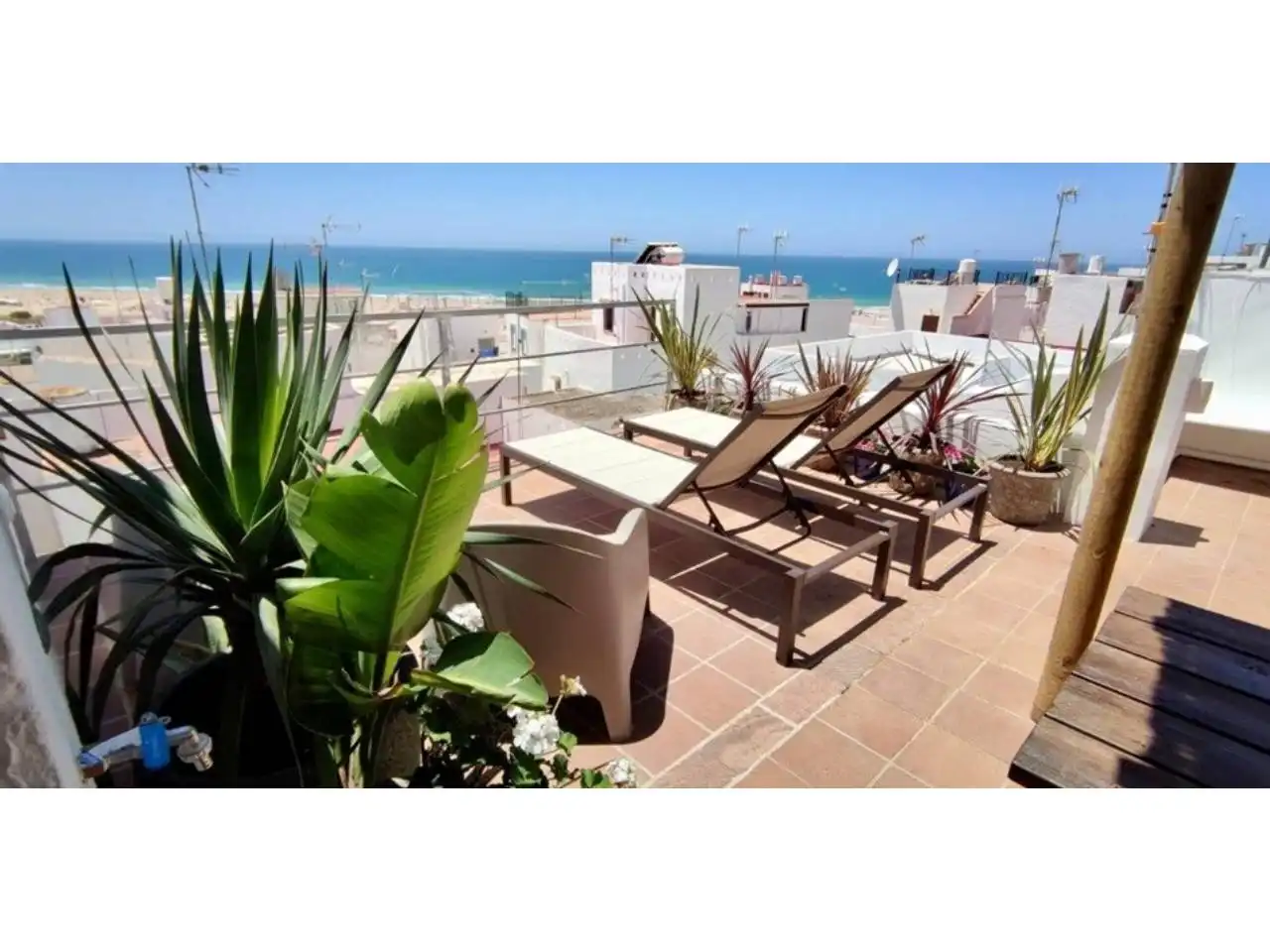 Terrassa de Casa o xalet en venda en Conil de la Frontera amb Aire condicionat, Calefacció i Terrassa