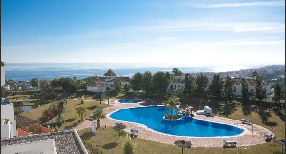 Jardí de Apartament en venda en Manilva amb Aire condicionat, Calefacció i Terrassa