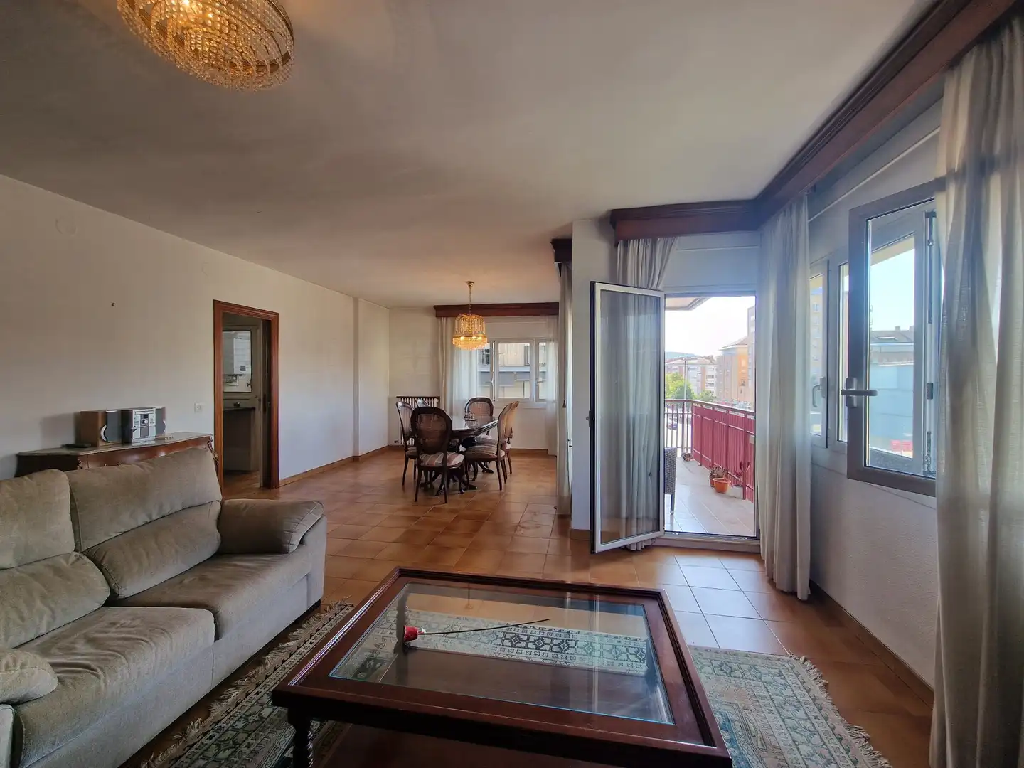 Living room of Flat for sale in Girona  with Heating, Storage room and Balcony
