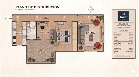 Foto 2 von Wohnung zur Miete in Calle Ayala, Goya, Madrid Capital