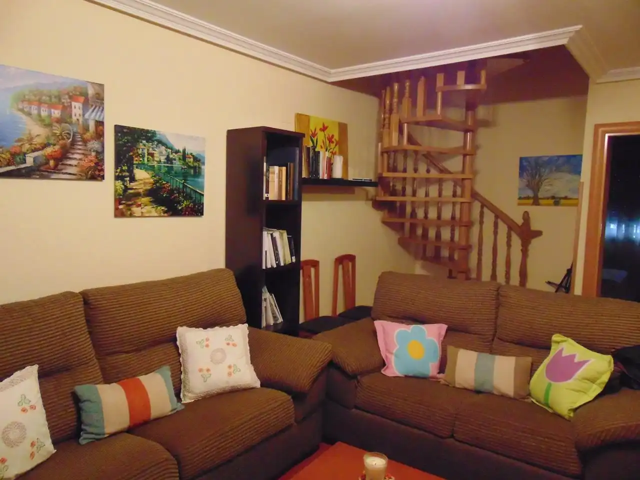 Sala de estar de Casa o chalet en venta en Tauste con Aire acondicionado, Terraza y Balcón