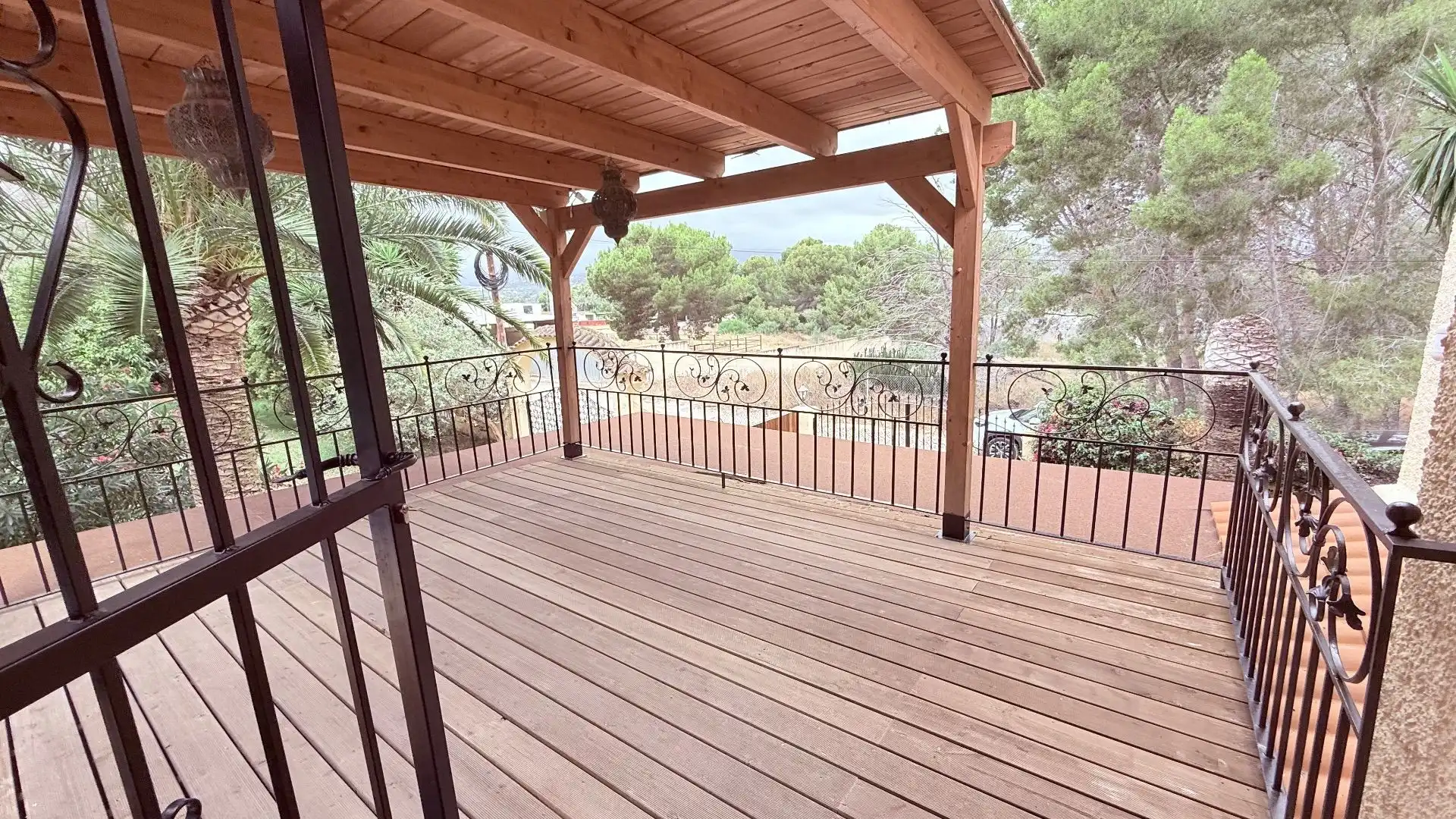 Terrassa de Casa o xalet de lloguer en L'Alfàs del Pi amb Aire condicionat, Jardí privat i Piscina