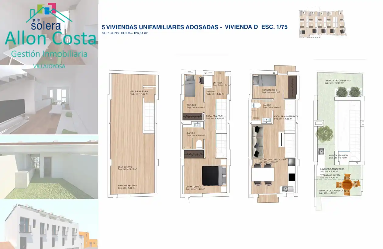 Casa adosada en venda en Villajoyosa / La Vila Joiosa amb Aire condicionat i Terrassa