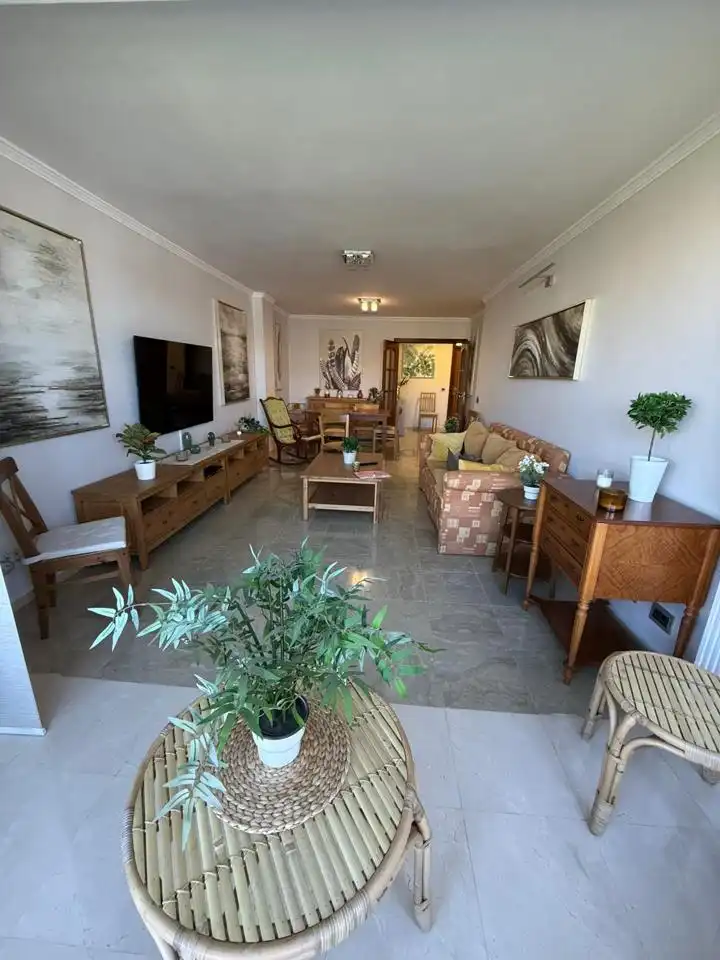 Living room of Flat for rent in Santa Cruz de Tenerife  with Air Conditioner, Furnished and Balcony