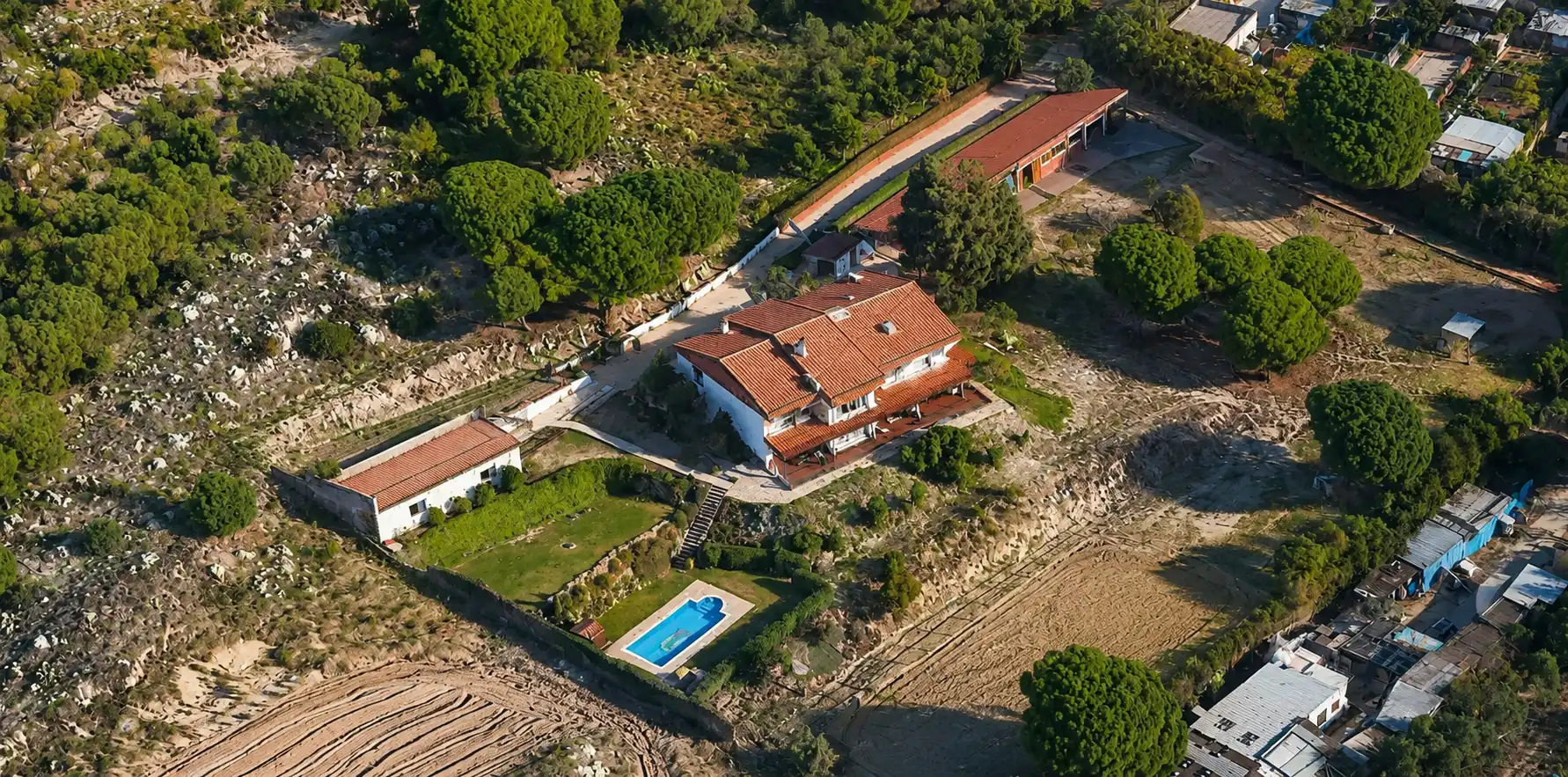 Exterior view of Country homes for sale in Argentona  with Air Conditioner, Heating and Private garden
