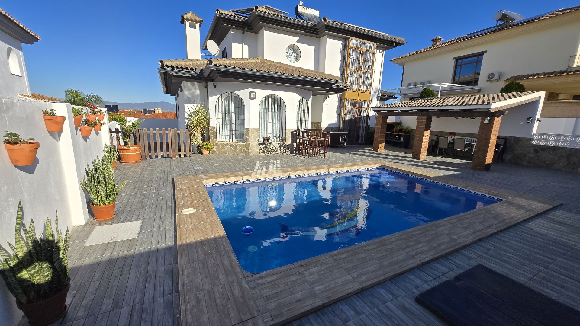 Swimming pool of House or chalet for sale in Alhaurín de la Torre  with Air Conditioner, Swimming Pool and Furnished