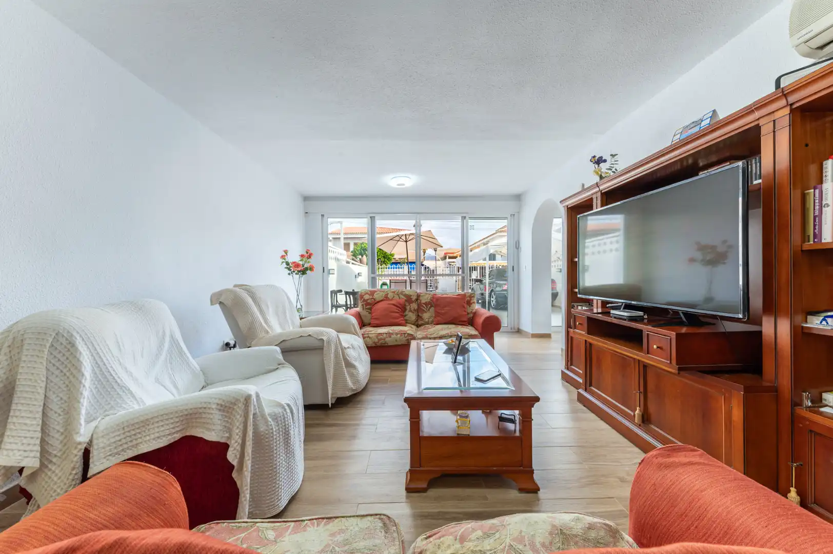 Living room of Detached homes for sale in Mazarrón  with Air Conditioner, Heating and Terrace