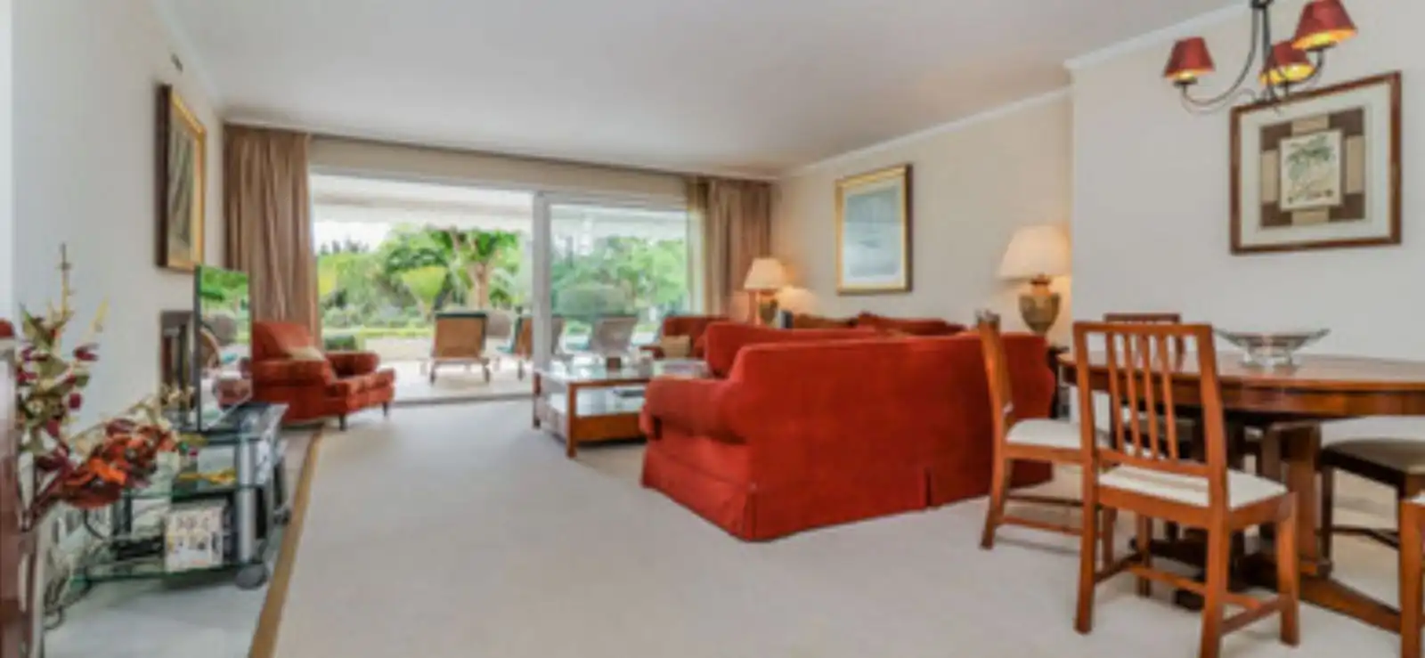 Sala de estar de Piso en venta en Marbella con Aire acondicionado, Terraza y Amueblado
