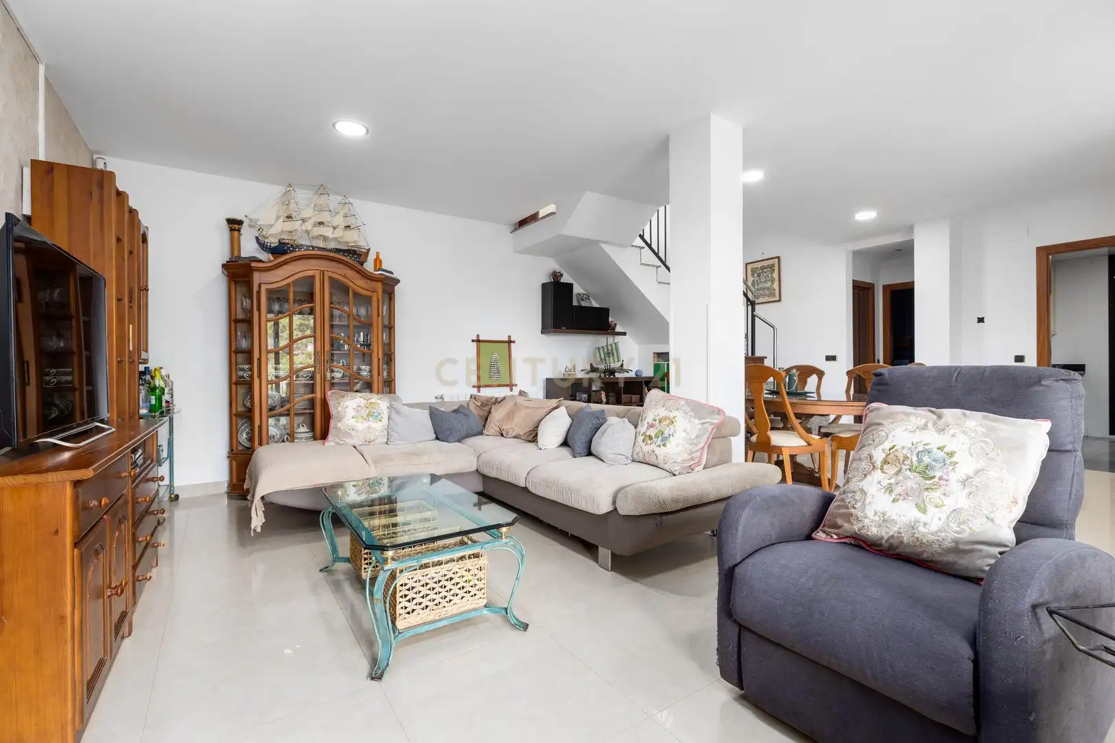 Sala de estar de Casa o chalet en venta en Palafolls con Aire acondicionado, Jardín privado y Piscina