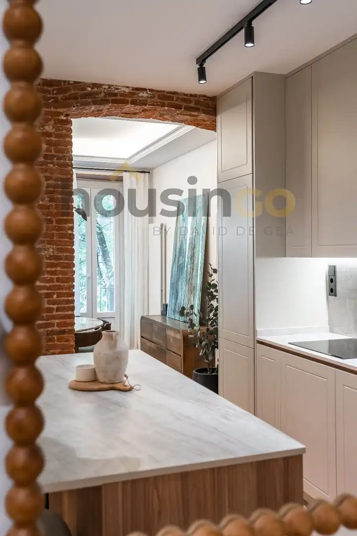 Kitchen of Flat for sale in Madrid  with Air Conditioner, Heating and Terrace