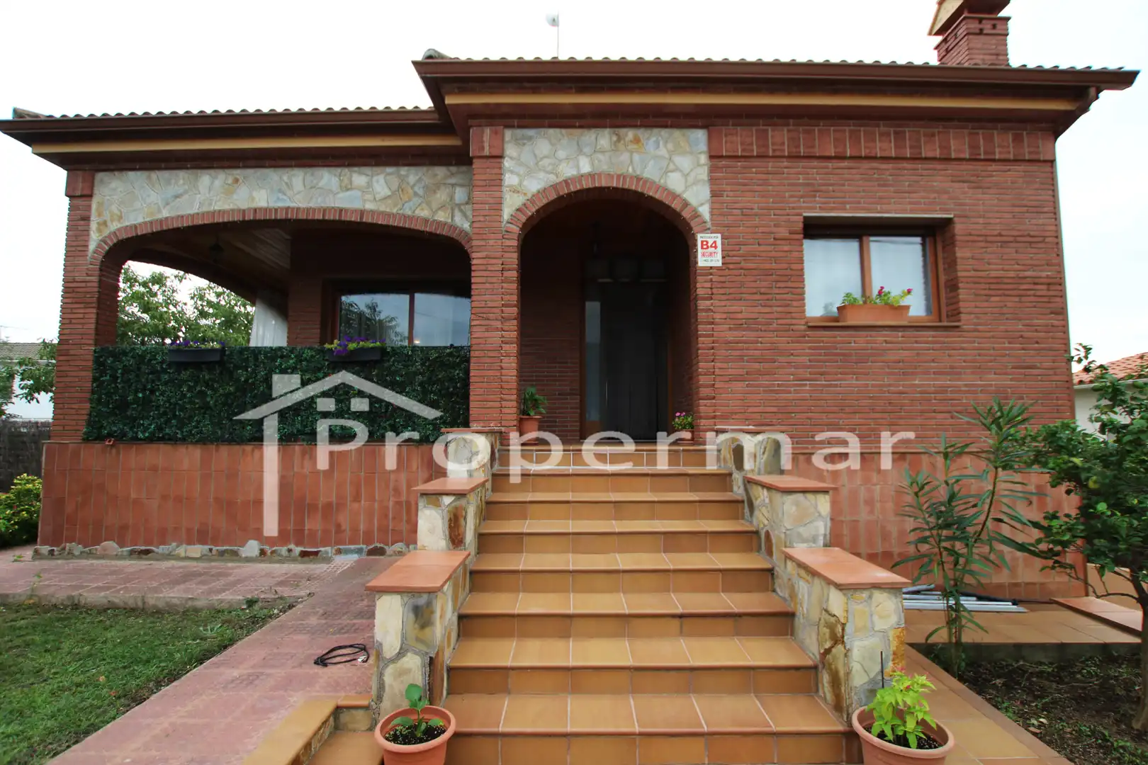 Exterior view of Houses for sale in Cànoves I Samalús  with Heating, Private garden and Terrace