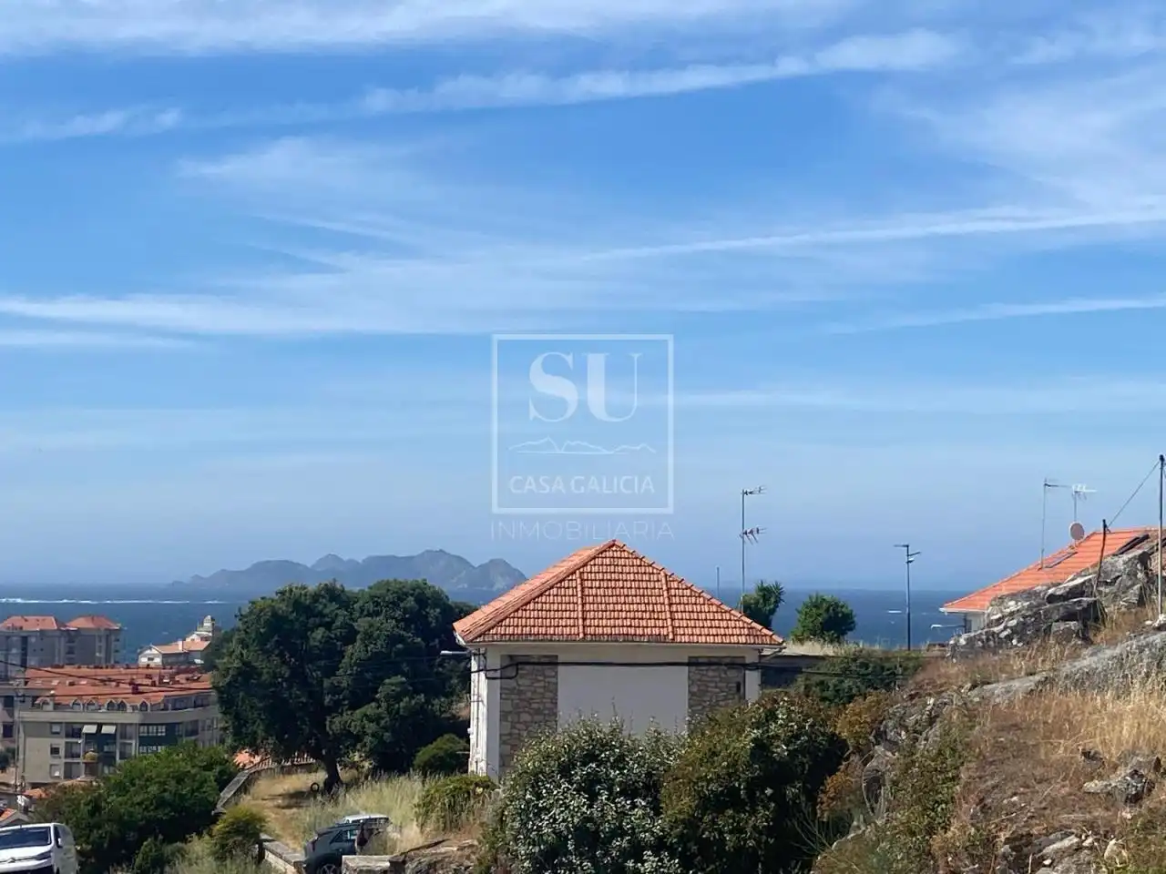 Wohnung zur Miete in Baiona mit Klimaanlage, Heizung und Möbliert