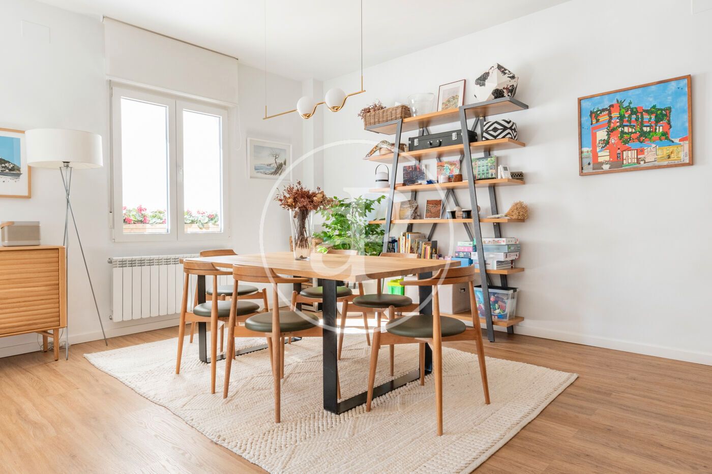 Dining room of Flat for sale in  Madrid Capital  with Air Conditioner and Heating