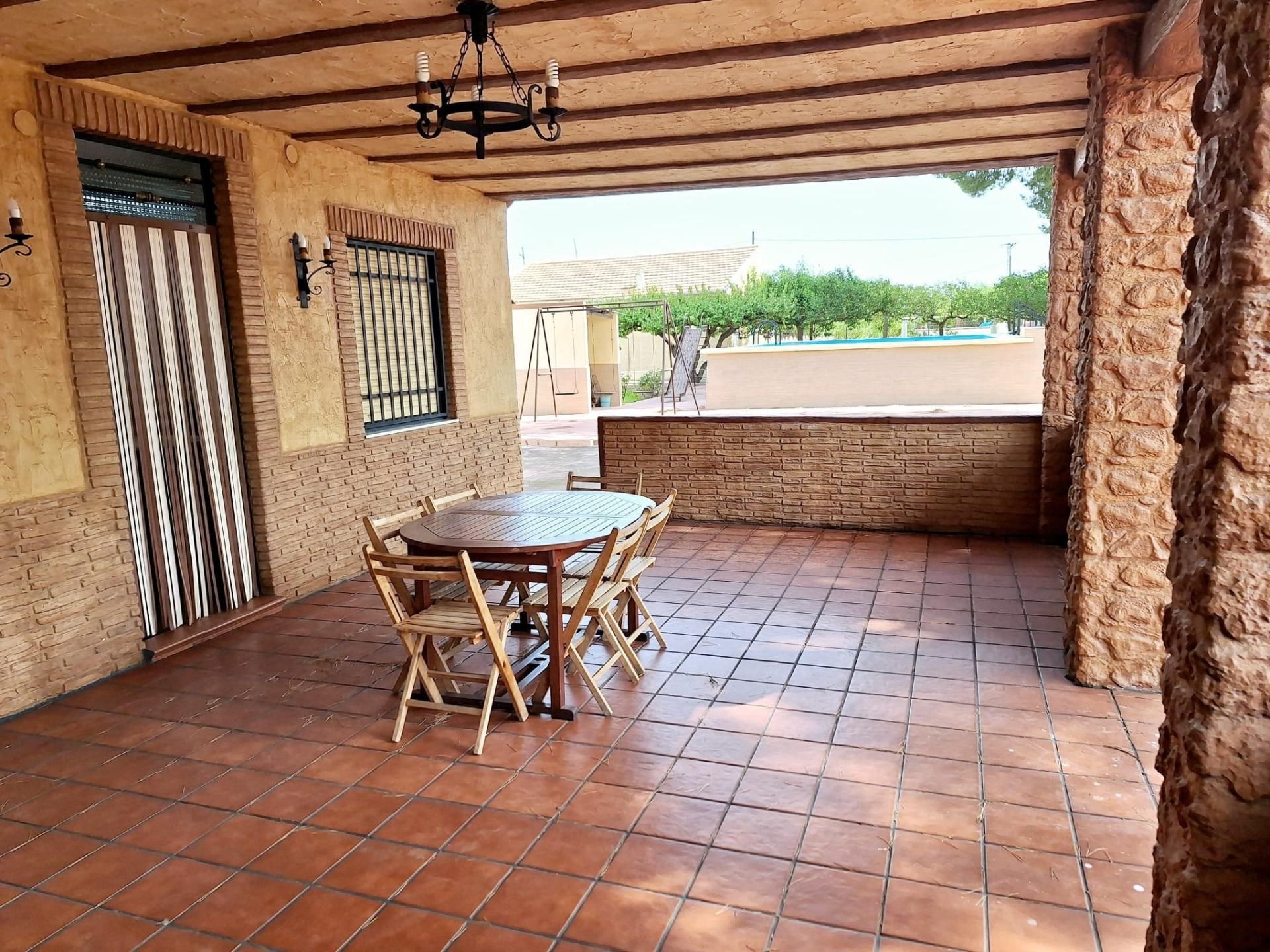 Terrace of House or chalet for sale in Villena  with Swimming Pool