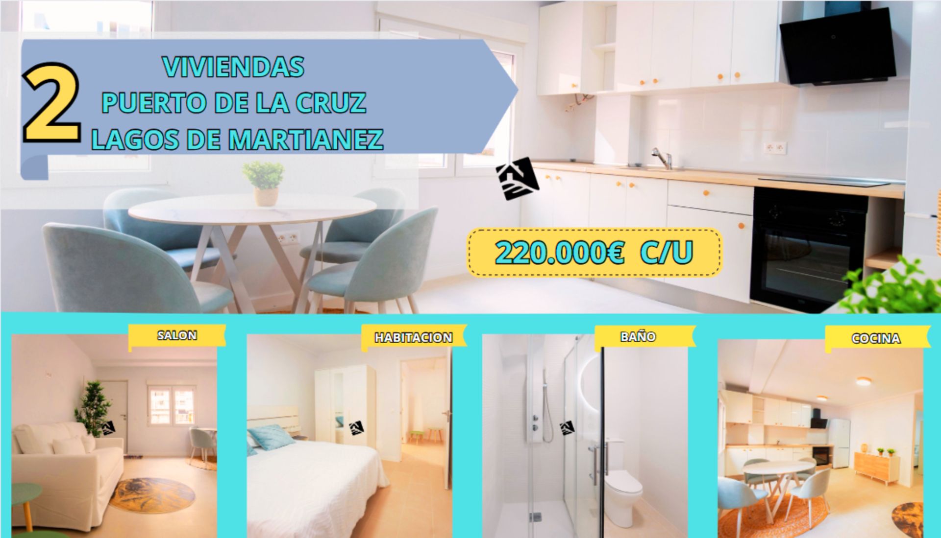 Dormitori de Apartament en venda en Puerto de la Cruz amb Moblat